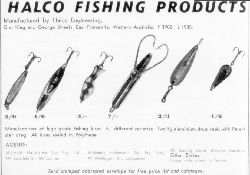 Vintage Halco Giant Trembler fishing lure Australia (lot#10420)