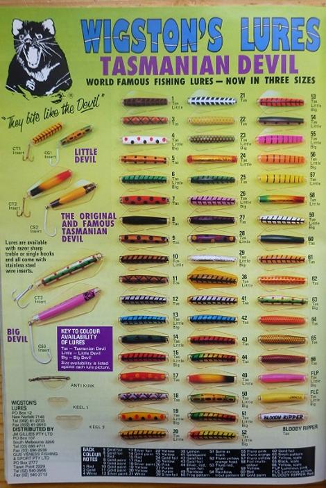 Lofty Lures Color Chart